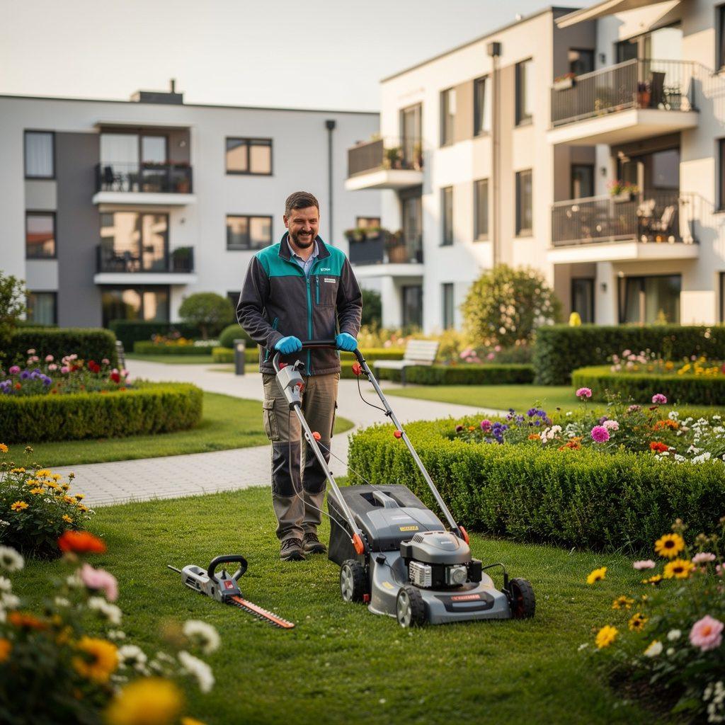 Pflege von Wohnanlagen – Gebäude- und Hausmeisterservice Baas