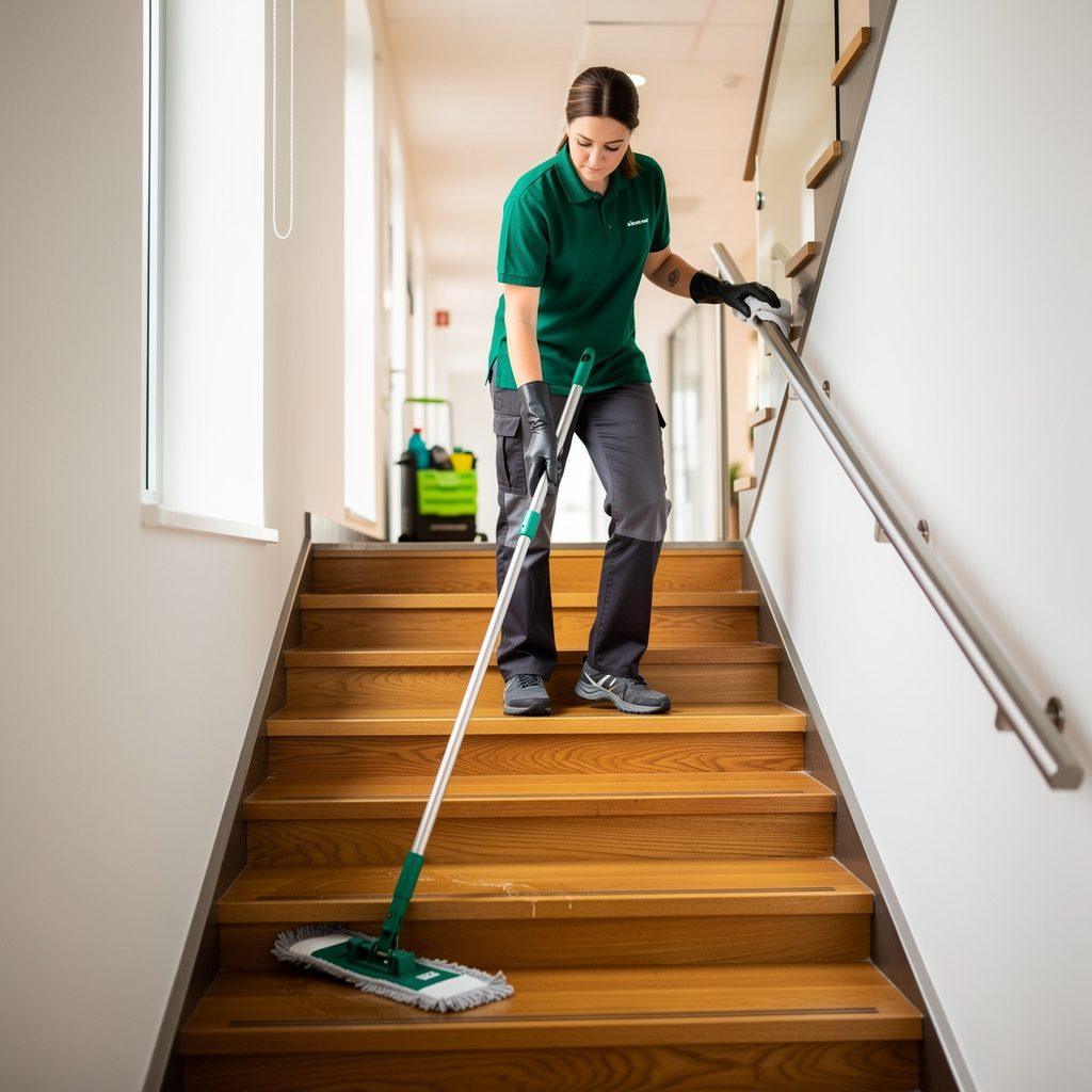 Treppenhausreinigung – Gebäude- und Hausmeisterservice Baas